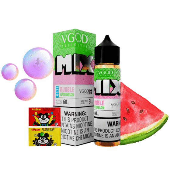 سالت نیکوتین VGOD |طعم Mix Bubble Watermelon Iced