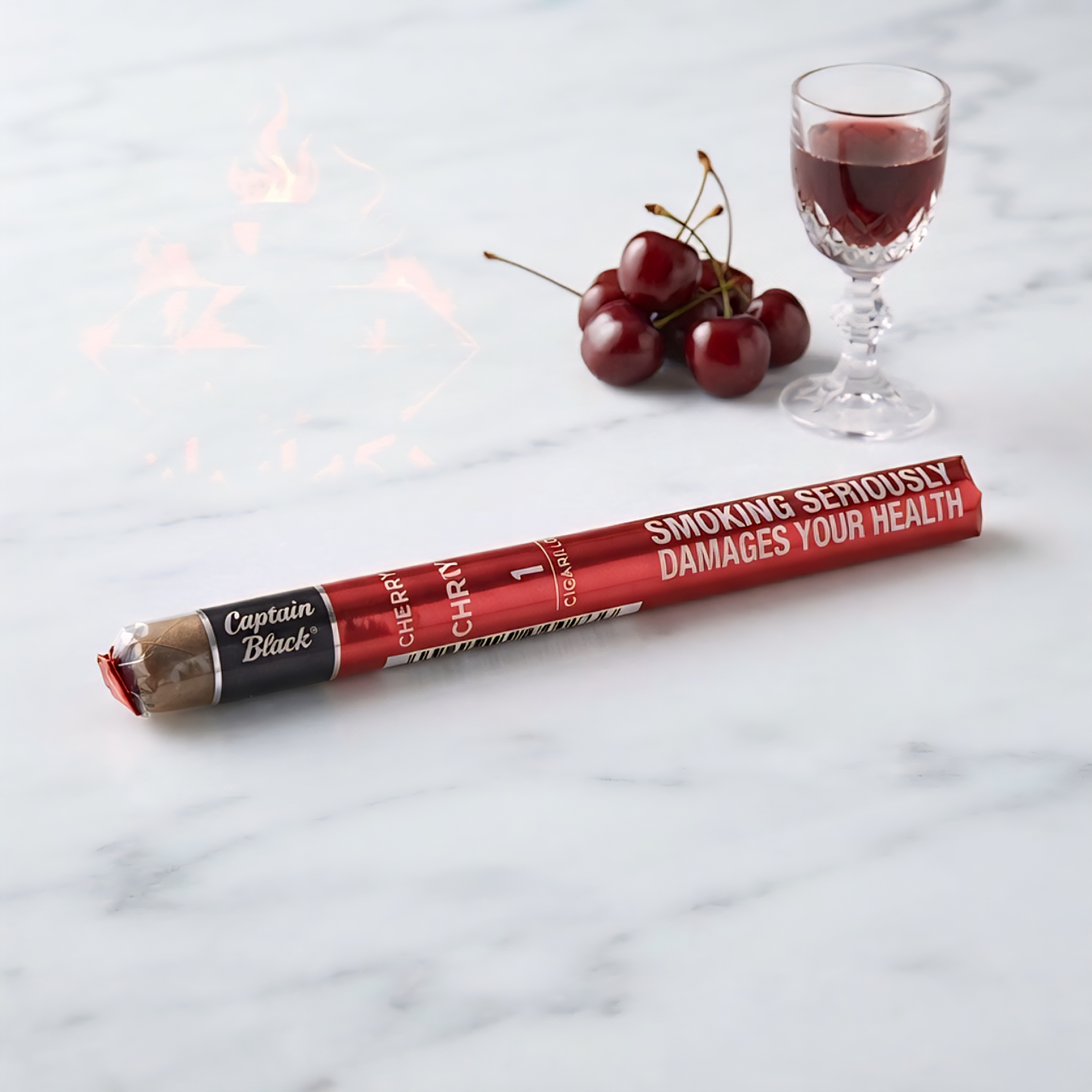 سیگار برگ کاپیتان بلک البالو captain black Cherry