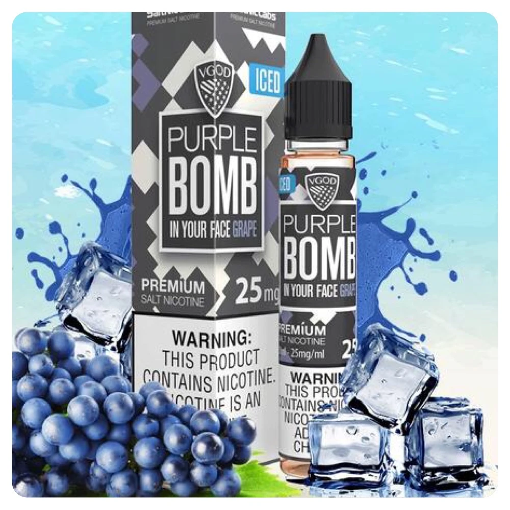 سالت نیکوتین VGOD |طعمPurple Bomb