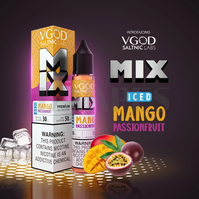 سالت‌ انبه پشن فروت یخ ویگاد – VGOD Mango Passionfruit Ice Salt