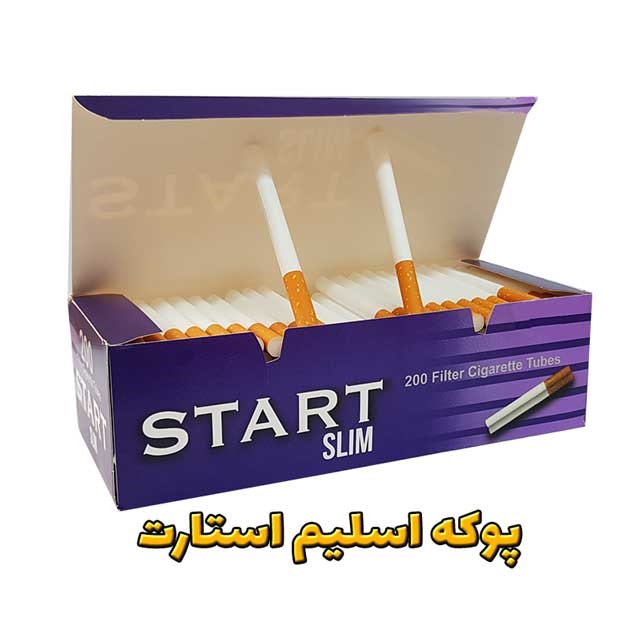 پوکه سیگار استارت کینگ قرمز و اسلیم قرمز
