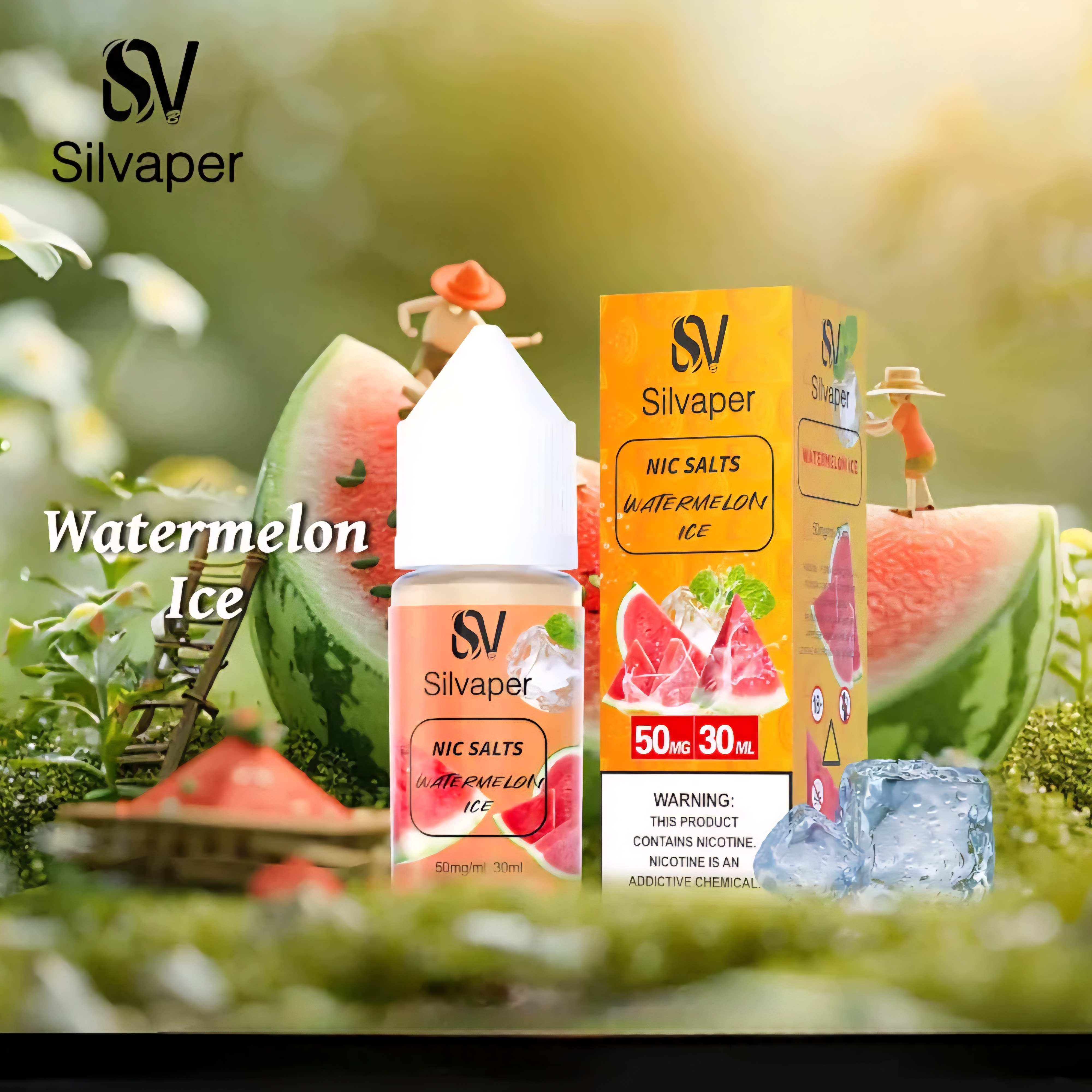 سالت سیلویپر هندوانه یخ SilVaper watermelon ice 50
