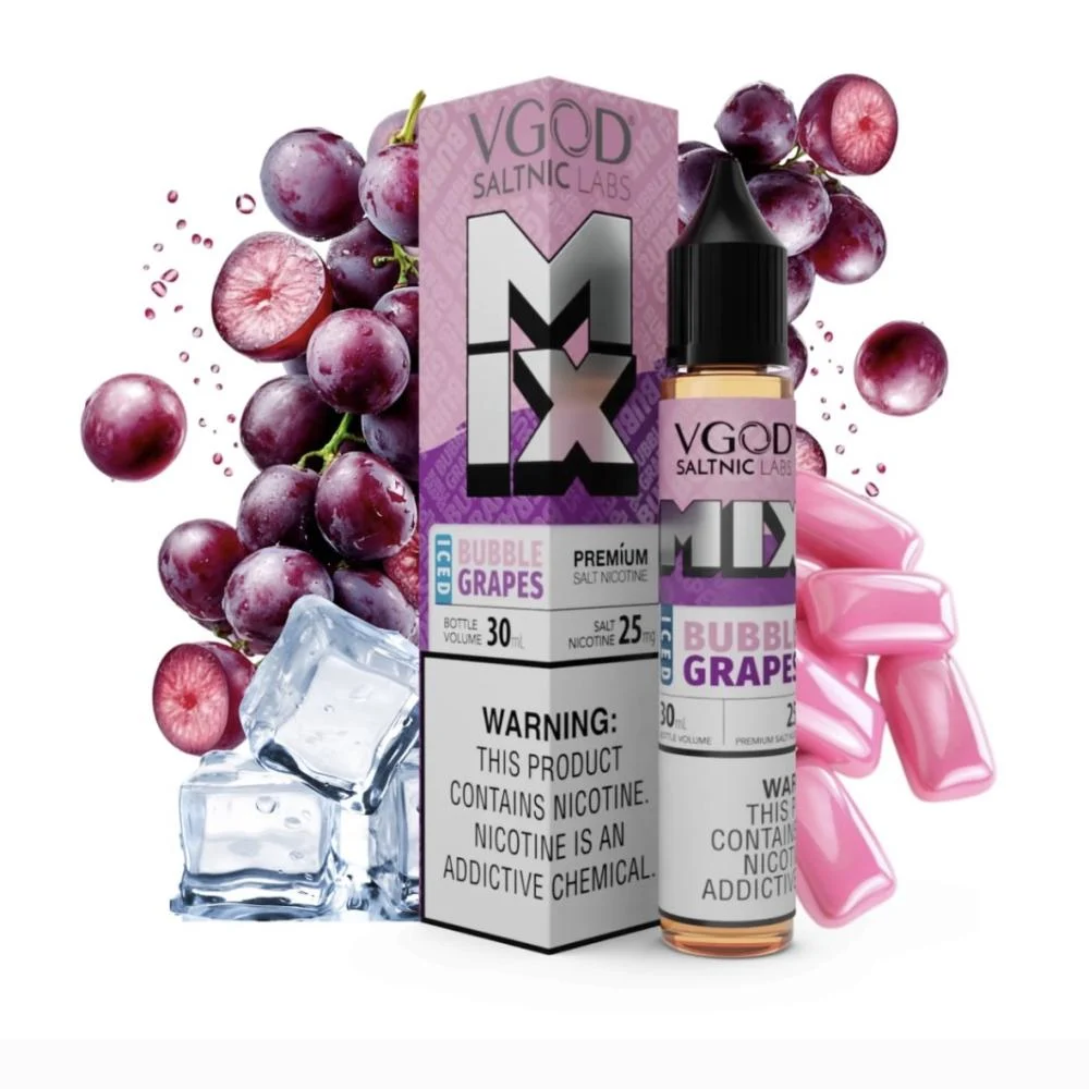 سالت نیکوتین VGOD |طعمBubble Grapes